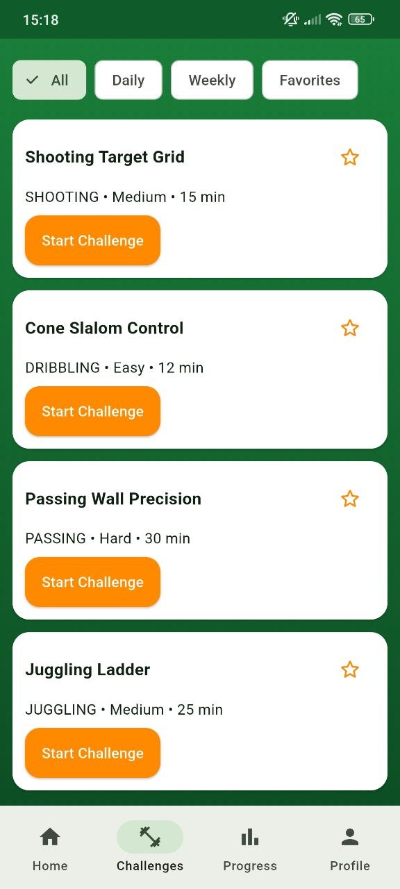 Home dashboard
