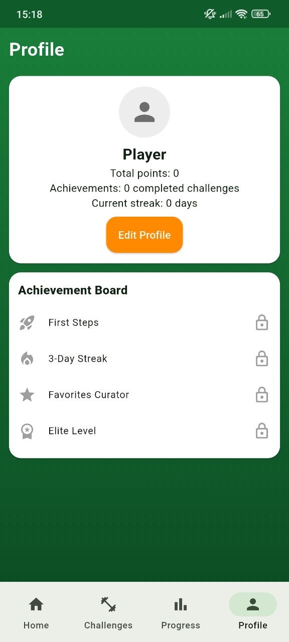 Progress statistics